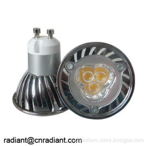 3W led spot bulb with gu10 base
